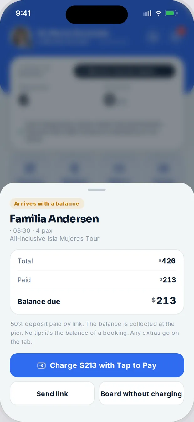 Collect the balance