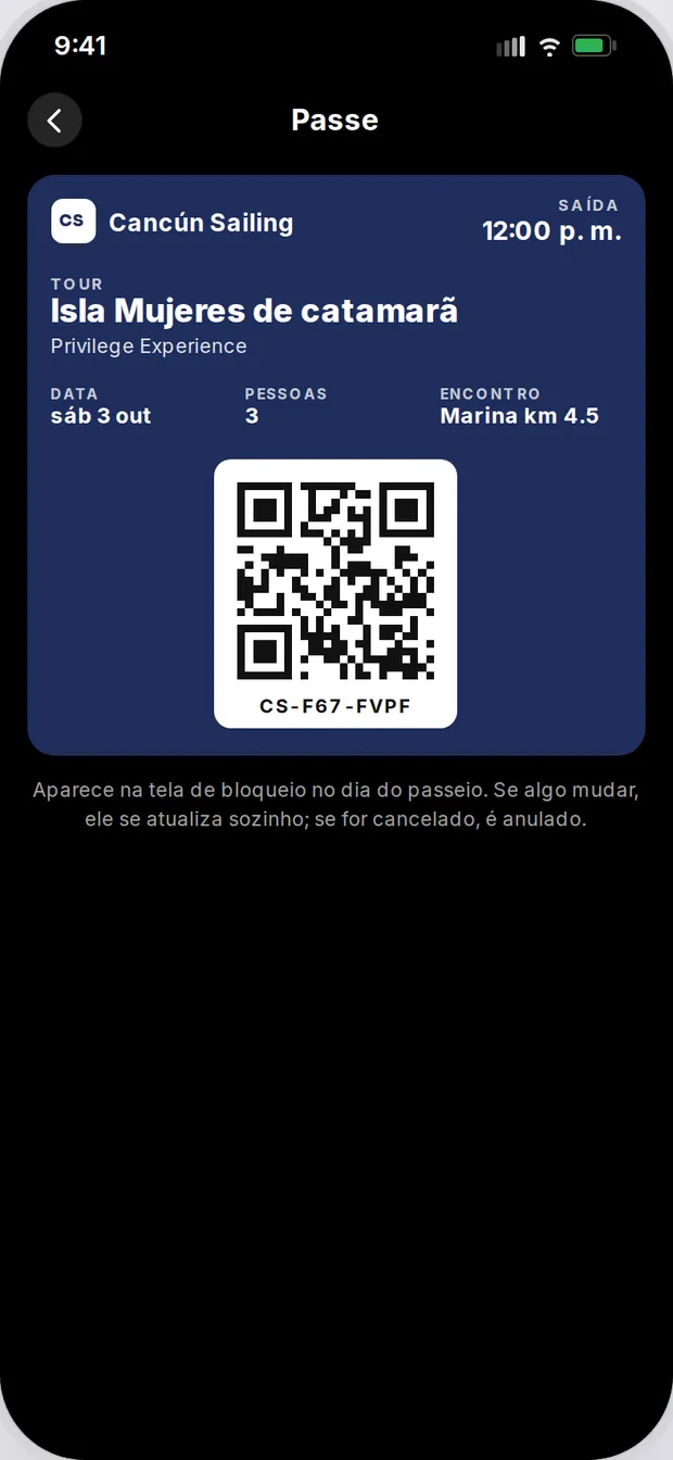 Passe na Apple Wallet